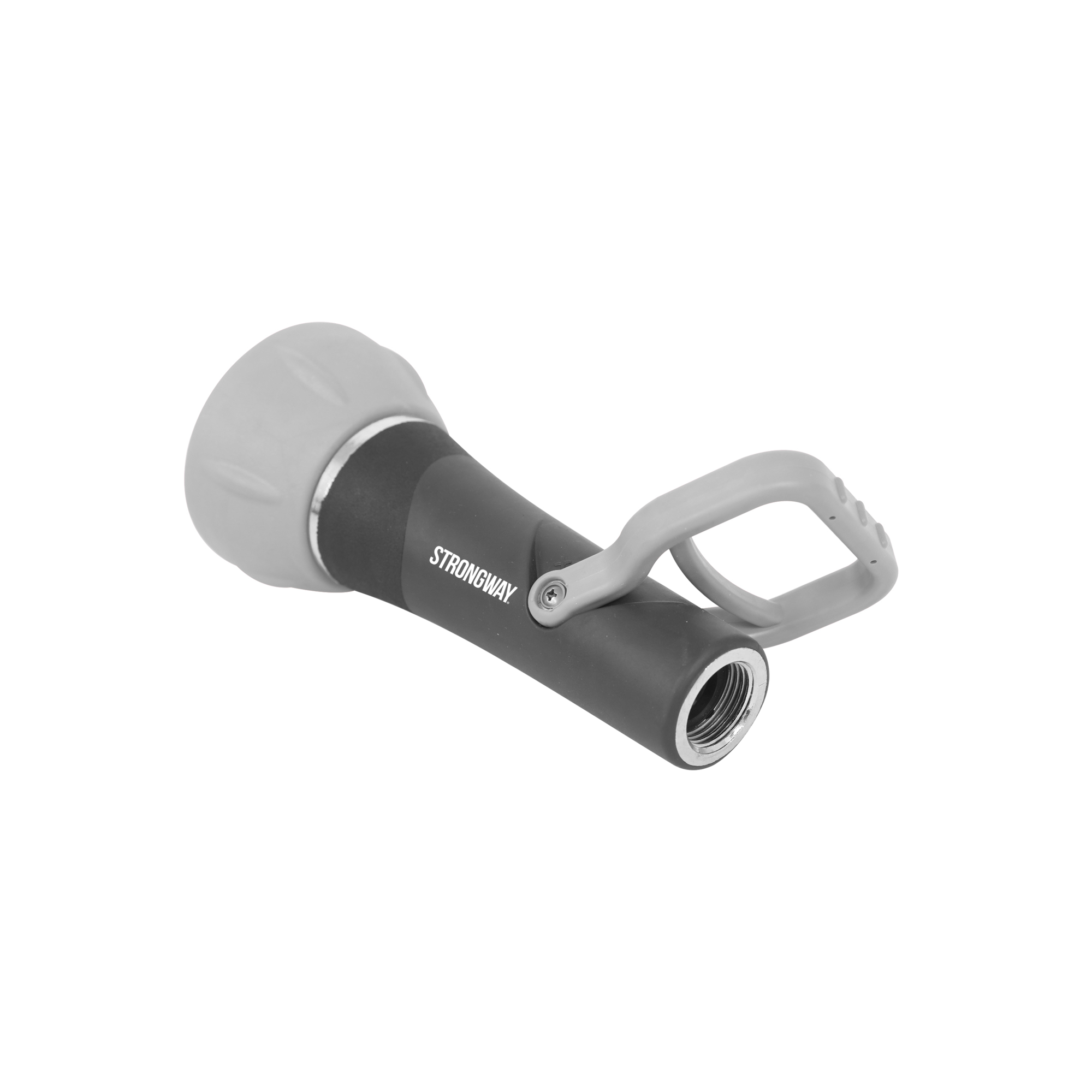 Strongway Garden Hose Fireman Nozzle, 3/4in. Connection, 200 PSI, Adjustable Spray, Model #202506006001